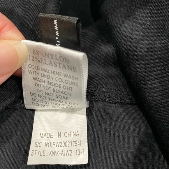 Ryderwear Leggings, Black Leopard Print, Size Small - Picture 9 of 15